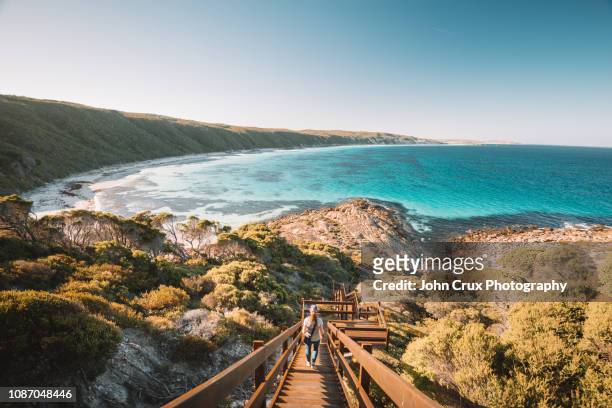 esperance stairs - hiking australia foto e immagini stock