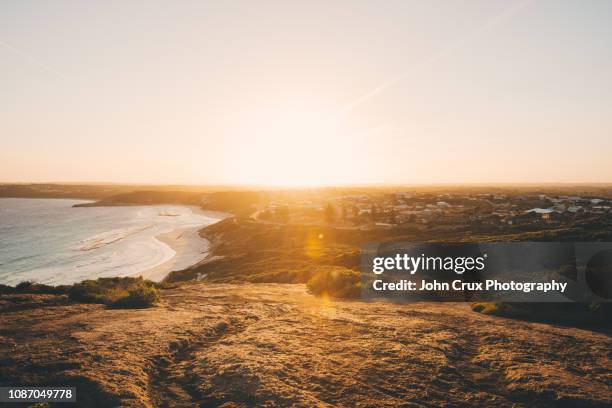 esperance sunset lookout - beach town stock pictures, royalty-free photos & images