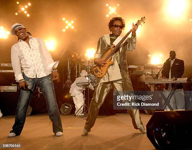 The Gap Band during 2005 BMI Urban Music Awards - Show at Fountainebleau Hilton and Resort in Miami, Florida, United States.