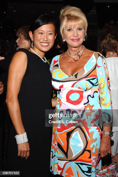 Ivana Ma of "The Apprentice 2" with Ivana Trump during Ivana Las Vegas Cocktail Party at Regent Beverly Wilshire Hotel in Beverly Hills, California,...