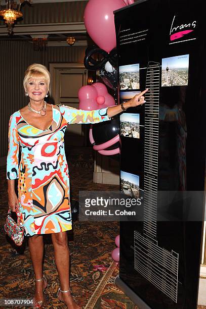 Ivana Trump during Ivana Las Vegas Cocktail Party at Regent Beverly Wilshire Hotel in Beverly Hills, California, United States.