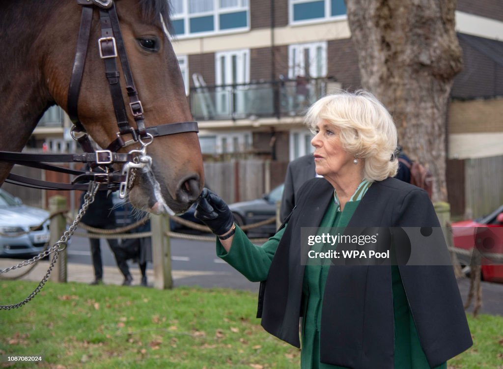 The Duchess Of Cornwall Visits East London