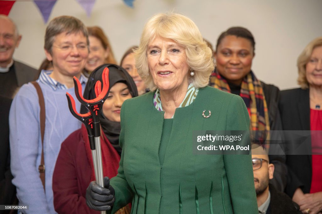 The Duchess Of Cornwall Visits East London