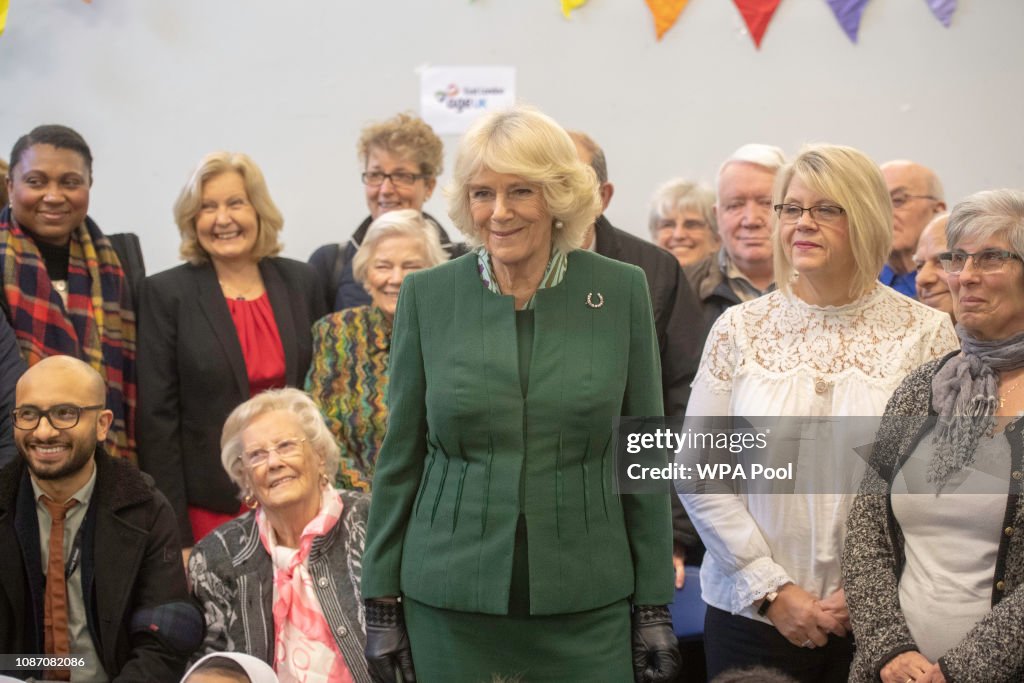 The Duchess Of Cornwall Visits East London