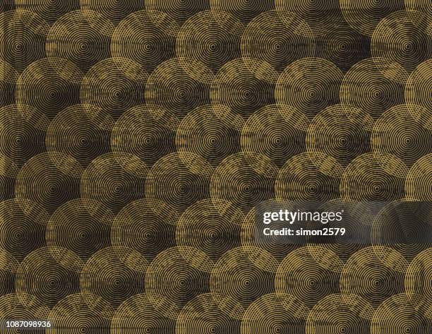 water ripple line pattern background - reflective black surface stock illustrations