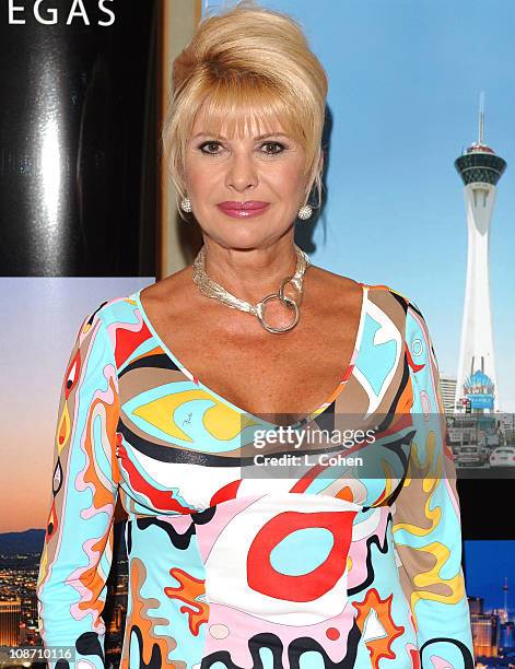 Ivana Trump during Ivana Las Vegas Cocktail Party at Regent Beverly Wilshire Hotel in Beverly Hills, California, United States.