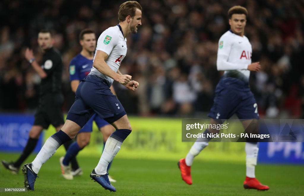 Tottenham Hotspur v Chelsea - Carabao Cup - Semi Final - First Leg - Wembley Stadium