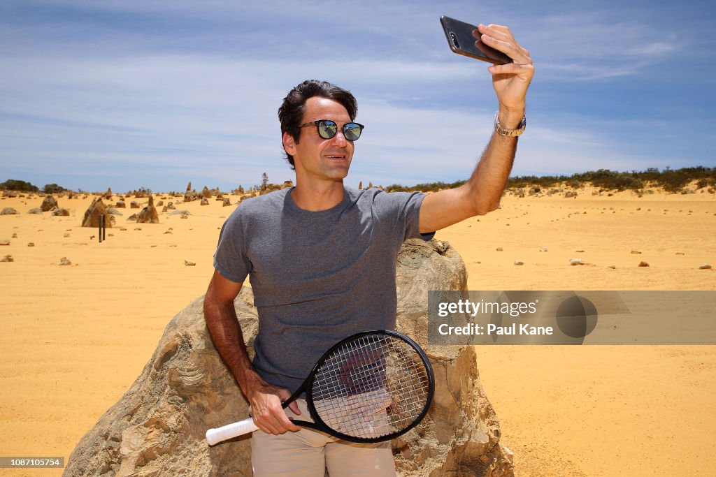 2019 Hopman Cup - Roger Federer Media Opportunity