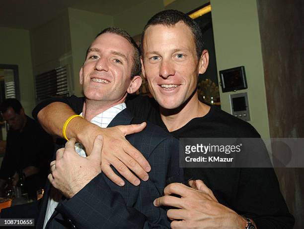 Doug Ulman, President of the Lance Armstrong Foundation, and Lance Armstrong