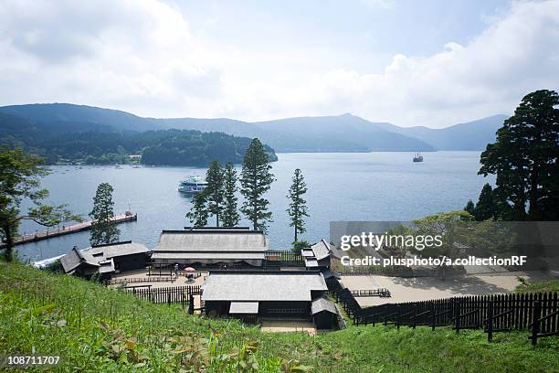 hakone checking station - plusphoto stock pictures, royalty-free photos & images