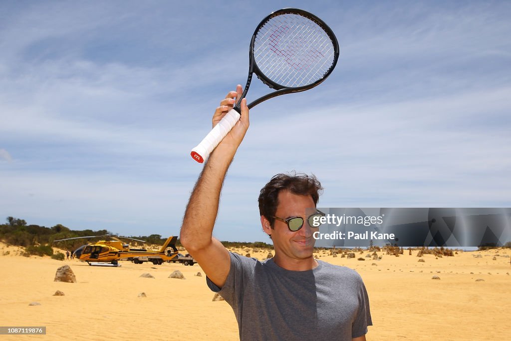 2019 Hopman Cup - Roger Federer Media Opportunity