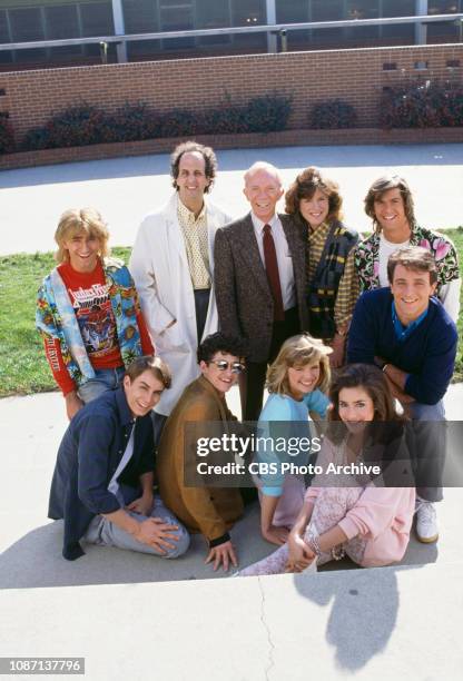 Standing, left to right: Dean Cameron ; Vincent Schiavelli ; Ray Walston ; Kit McDonough ; Bill Calvert ; James Nardini , seated left to right:...