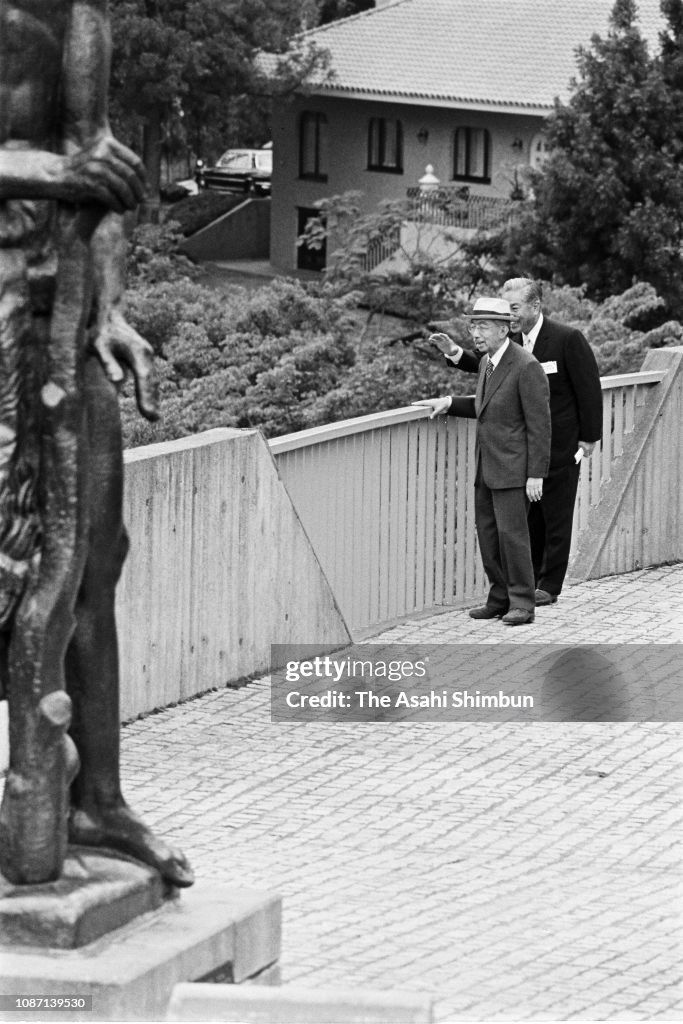 Emperor Hirohito Visits Hakone