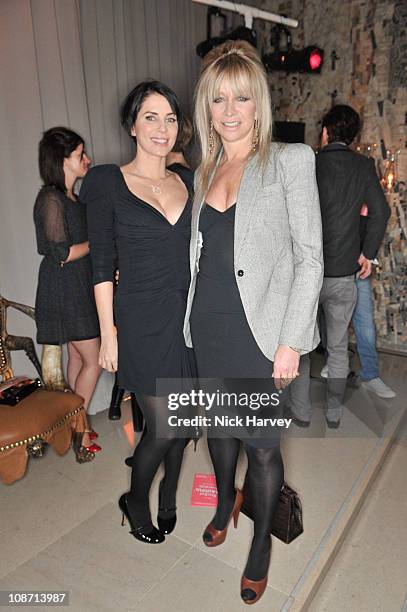Sadie Frost and Jo Wood attend the Rodial BEAUTIFUL Awards at Sanderson Hotel on February 1, 2011 in London, England.