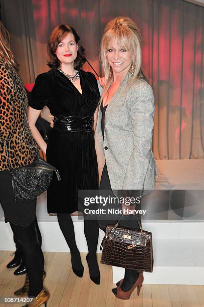 Jasmine Guinness and Jo Wood attend the Rodial BEAUTIFUL Awards at Sanderson Hotel on February 1, 2011 in London, England.