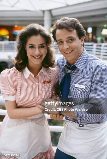 Claudia Wells and James Nardini star in "Fast Times," a CBS television sitcom based on the theatrical movie: Fast Times at Ridgemont High, about life...