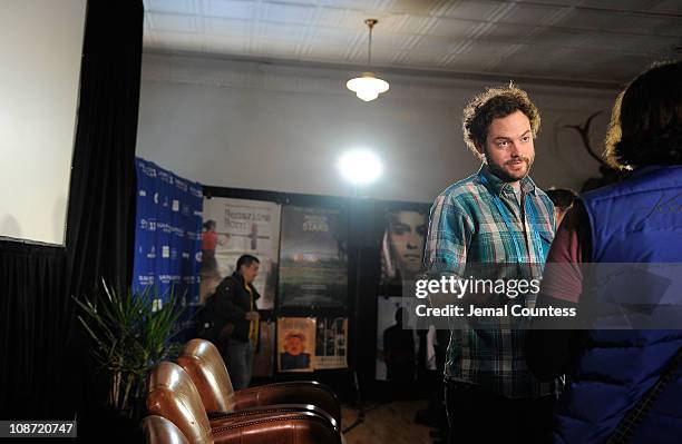 Director Drake Doremus speaks at the Film Church Panel during the 2011 Sundance Film Festival at the Filmmaker Lodge on January 30, 2011 in Park...