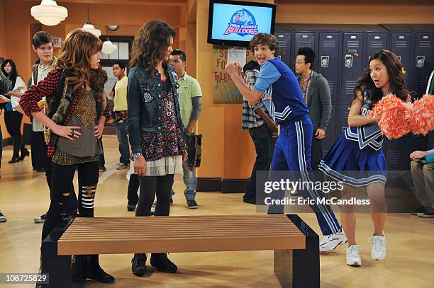 Show It Up" - Rocky and CeCe team up with Gunther and Tinka to take down the reigning high school talent show champs, overly peppy cheerleaders Candy...