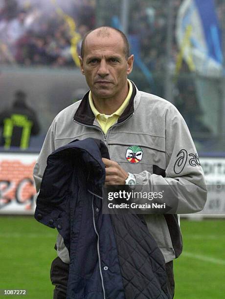 Lecce Manager, Alberto Cavasin during the match between Atalanta vs Lecce in Serie A played at the Azzurri d''Italia Stadium, Brescia, Italy. +...