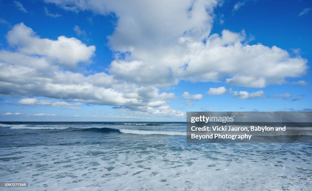 Fall Seascape in Blue at Montauk State Park, Long Island, NY