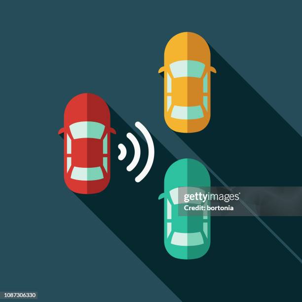 autonomous vehicle icon - gps stock illustrations
