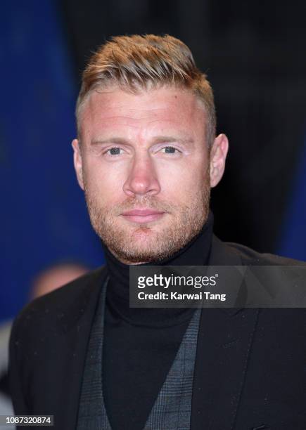 Andrew Flintoff attends the National Television Awards held at The O2 Arena on January 22, 2019 in London, England.