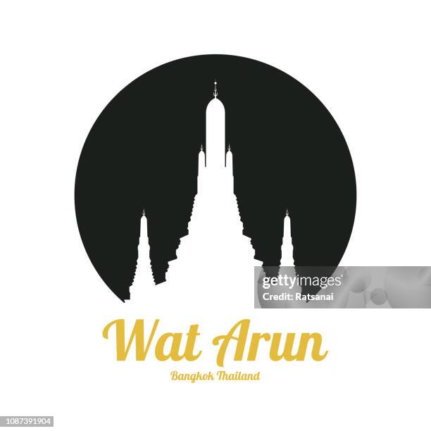 wat arun - wat stock illustrations