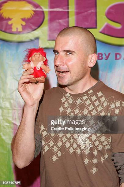 Dominic Purcell with Trolls during The Original Lucky Trolls at Silver Spoons Hollywood Buffet - Day 2 in Los Angeles, California.