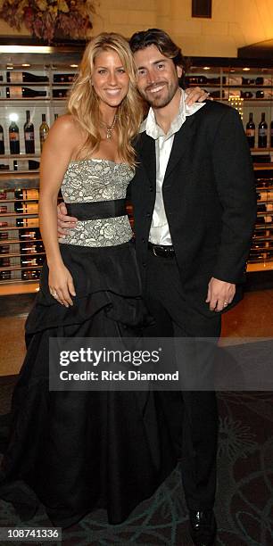 Shannon Brown and Husband Shawn Silva during The 39th Annual CMA Awards - Warner Bros. After Party at Metrazur in New York, New York, United States.