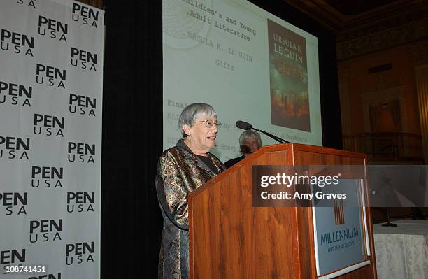 Ursula K. Le Guin during 15th Annual Literary Awards Festival to Benefit PEN USA at Millennium Biltmore Hotel in Los Angeles, California, United...