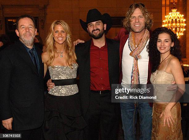Bill Bennett, Executive Vice President, Warner Bros. Records Nashville, Recording Artists Shannon Brown, Ray Scott, Big Kenny of Big & Rich, and...