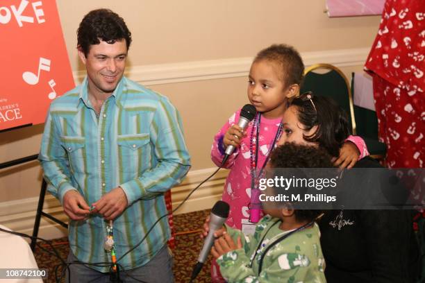 Carlos Bernard during The Children's Place Pajama Party to Benefit the AZ, CA, NV Chapter of Starlight Starbright Children's Foundation at Embassy...