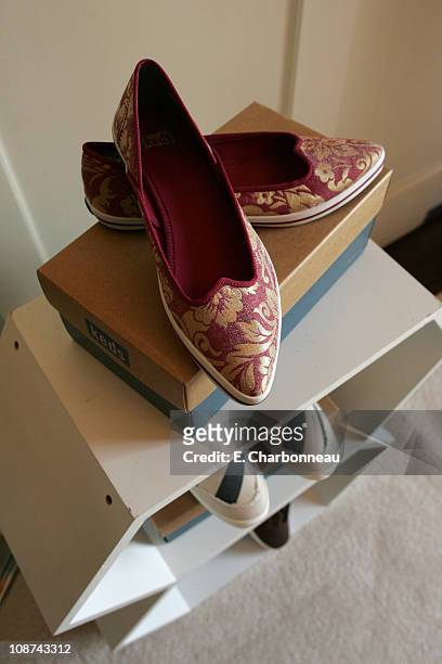 Keds during Glamour Magazine Golden Globes Style Suite - Day 1 at Chateau Marmont in Hollywood, California, United States.
