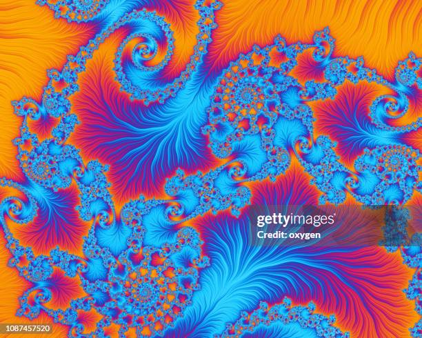 rainbow spiral. peacock feather - ruffled feathers stock pictures, royalty-free photos & images