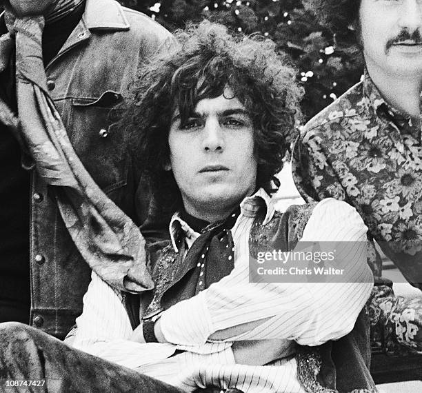 Syd Barrett, founding singer, songwriter and guitarist of Pink Floyd, in 1967.