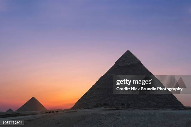 2 Pyramids Sunset Pyramid Sunset Photos and Premium High Res Pictures - Getty Images