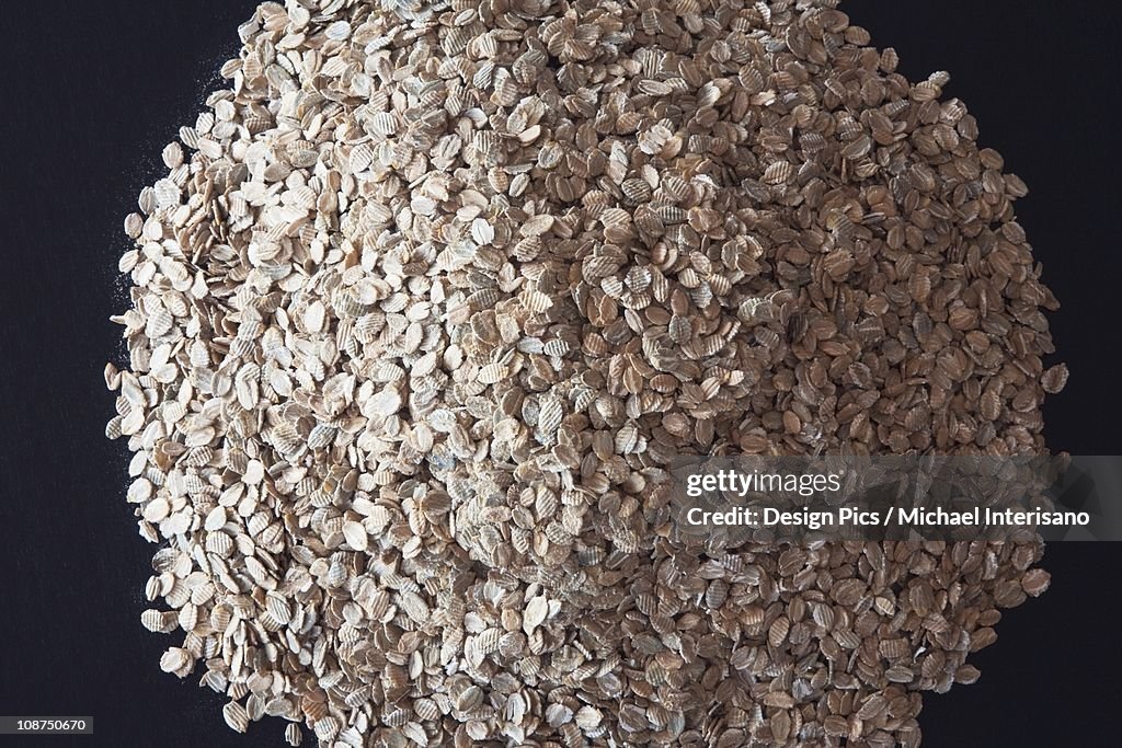 Pile Of Rye Flakes