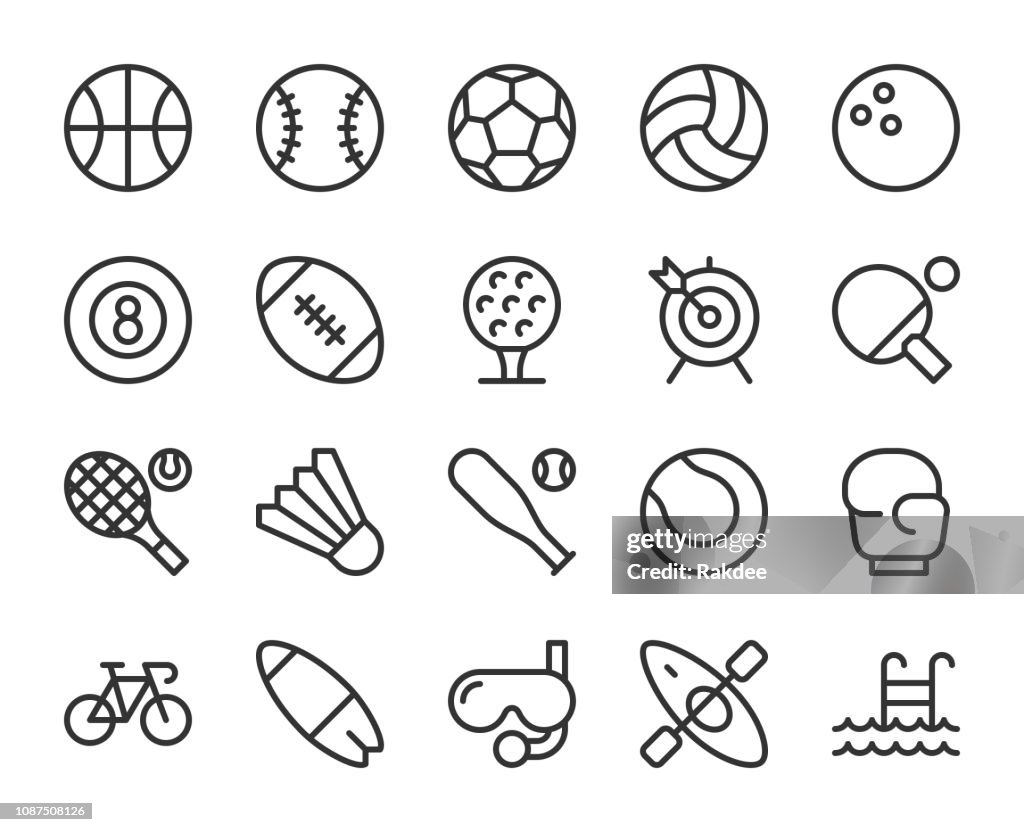 Sport - Line Icons