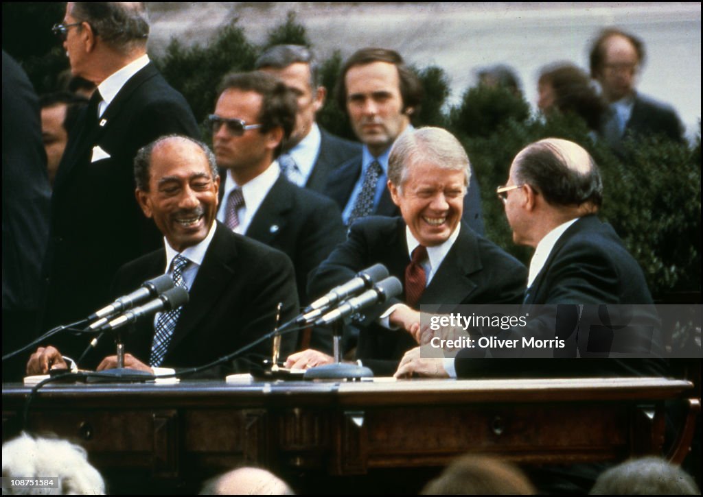 Signing The Camp David Accords