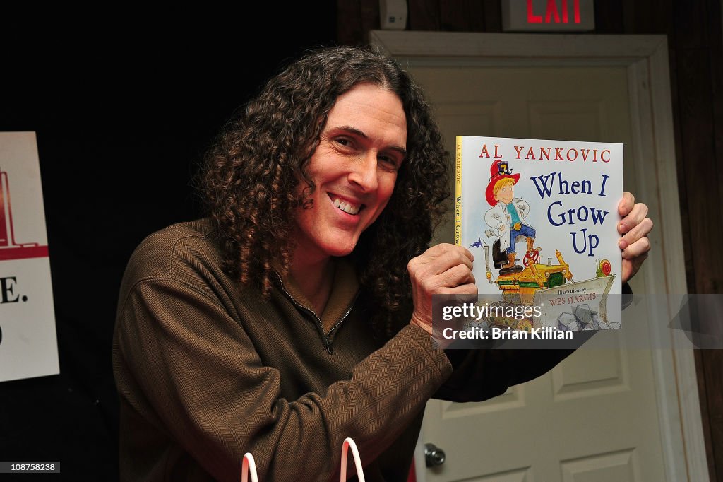 Weird Al Yankovic Signs Copies Of "When I Grow Up" - February 2, 2011