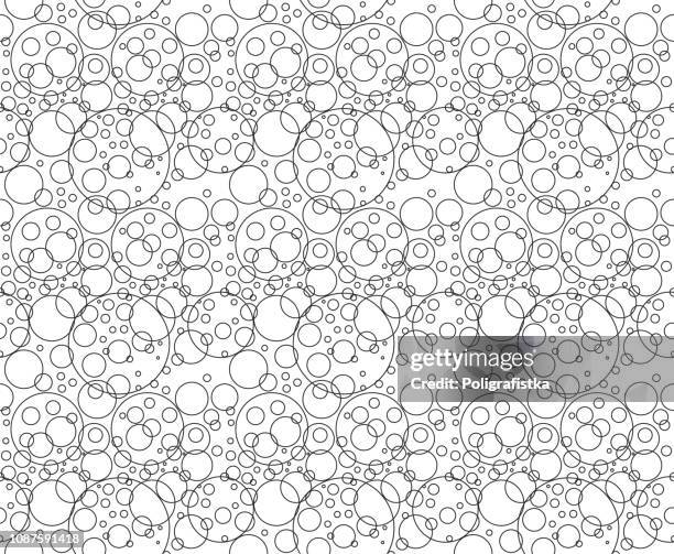 seamless background pattern - bubbles - wallpaper - vector illustration - blowing bubbles stock illustrations