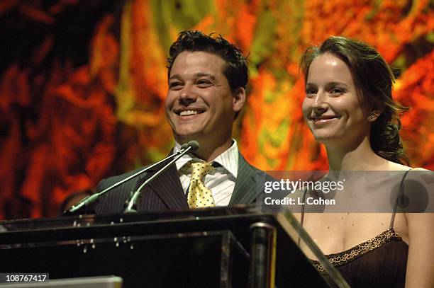 Rob Mariano and Amber Brkich during Bodog.com Presents Card Players Player of the Year Awards - Show and Cocktail Party at Henry Fonda Theatre in...