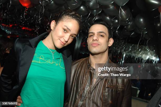 Naima Mora during AER Nightclub First Anniversary at AER in New York City, New York, United States.