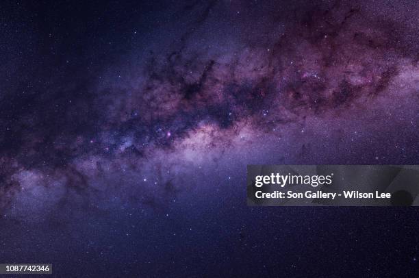 the fancy look of milky way - starry sky stock pictures, royalty-free photos & images