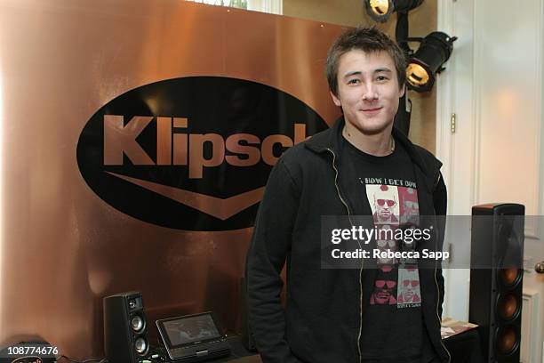 Alex Frost at Klipsch during HBO Luxury Lounge - Day 1 at Four Seasons Hotel in Beverly Hills, California, United States.