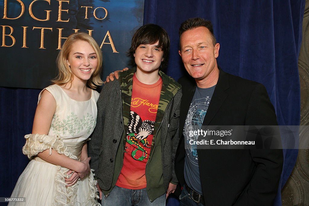The Los Angeles Premiere of Walt Disney Pictures and Walden Media's "Bridge to Terabithia"