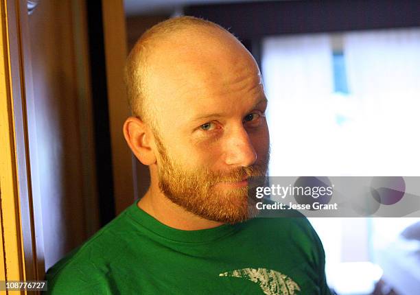 Superstar Ryan Nyquist gets a new style at The Schick Quattro Titanium Trimmer Lounge at X-Games 14 on August 1, 2008 in Los Angeles, California.