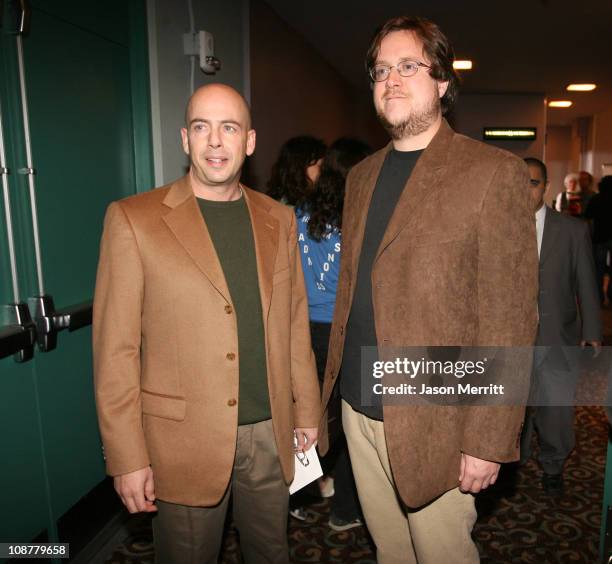 Bob Yari and William Wheeler during "The Hoax" Los Angeles Premiere - Red Carpet at Mann Festival in Westwood, California, United States.