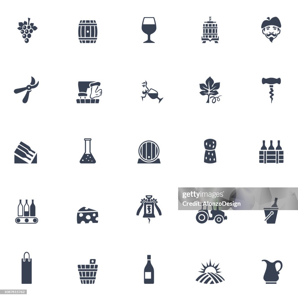 Winery Icons