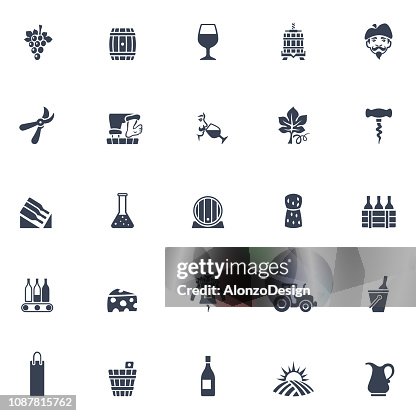 Winery Icons Winery Icons